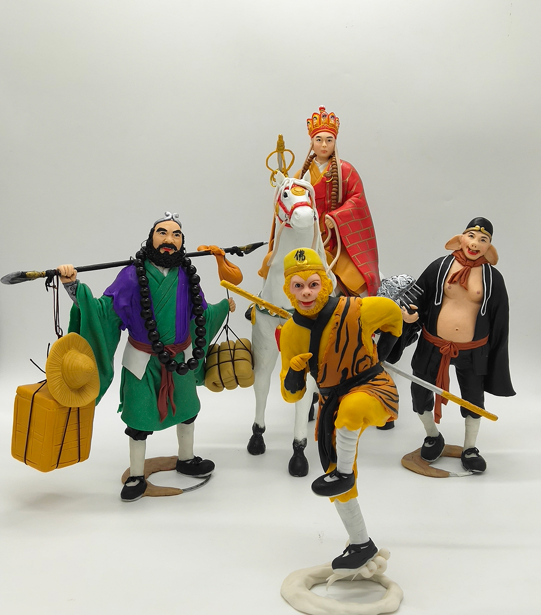 面塑作品、软陶作品展示、面人塑像作品图片
