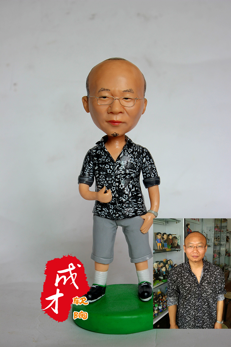 软陶面塑真人塑像